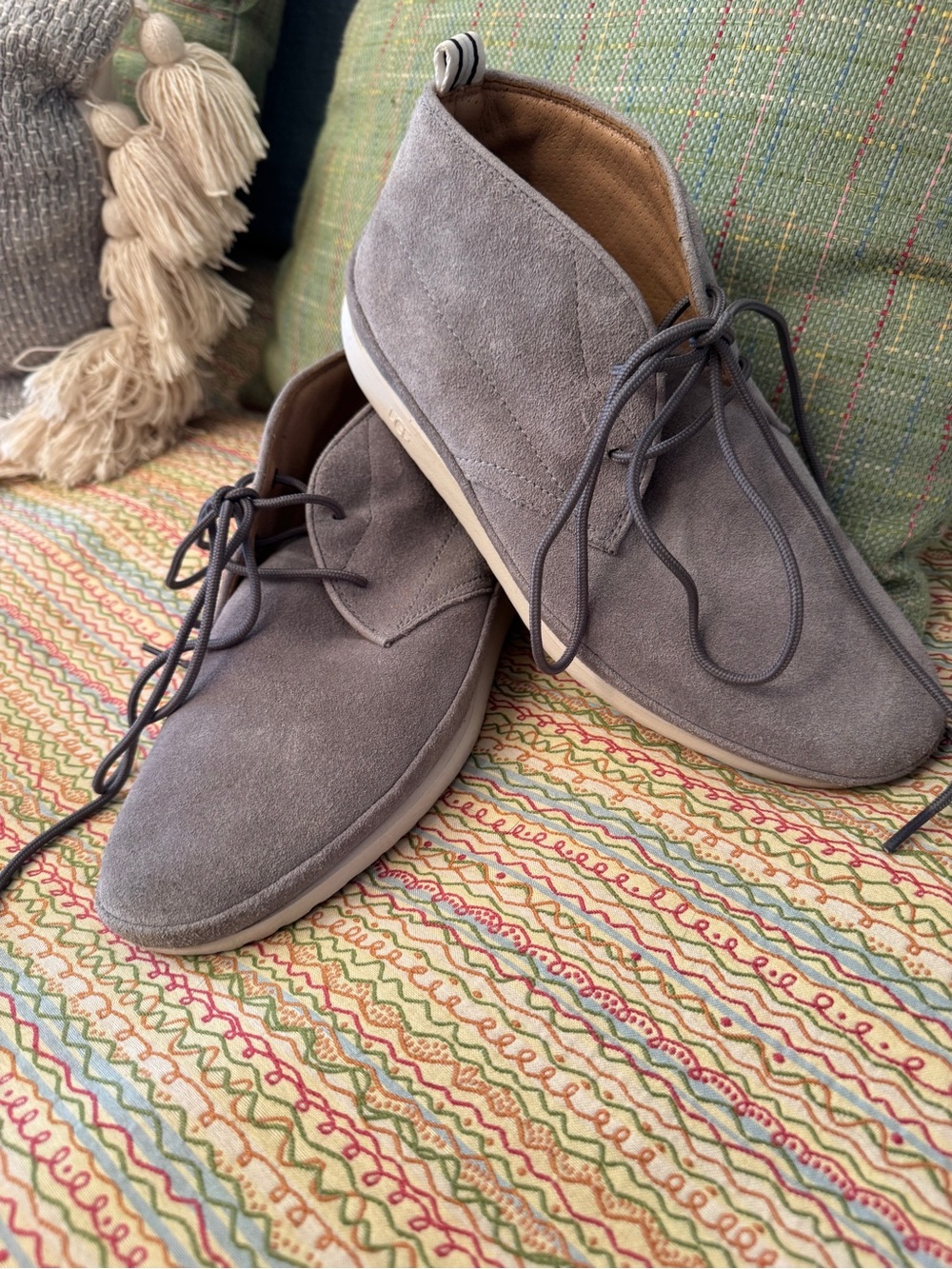 UGG Cali Chukka Suede Ankle Boots Gray Size 7.5 Casual